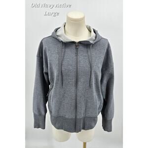 Old Navy Active Dynamic Fleece Zip-Up Hoodie — Women’s Large